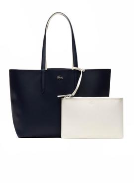 Bolso Lacoste Anna Reversible Marino Mujer