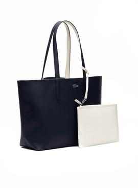 Bolso Lacoste Anna Reversible Marino Mujer