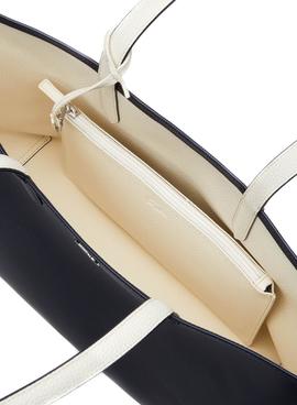 Bolso Lacoste Anna Reversible Marino Mujer