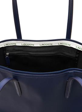 Bolso Lacoste Shopping Tote Marino para Mujer