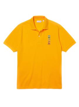 Polo Lacoste Polaroid Amarillo para Hombre 