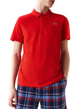 Polo Lacoste Sport Otomán Rojo para Hombre