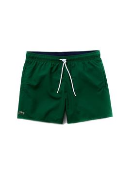 Bañador Lacoste Basic Verde para Hombre