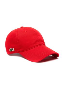 Gorra Lacoste Sarga Rojo para Hombre