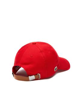 Gorra Lacoste Sarga Rojo para Hombre
