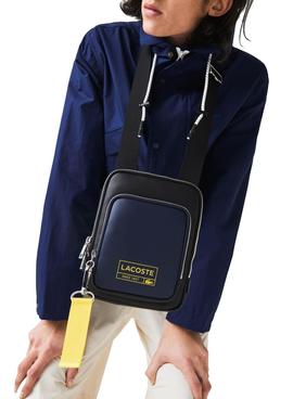 Bolso Lacoste Vertical Marino para Hombre