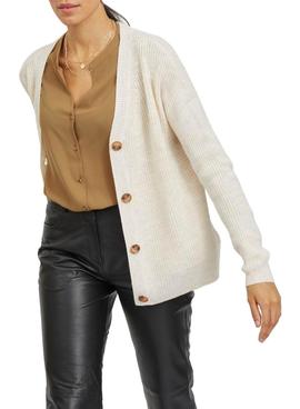 Chaqueta Vila Oktavi Beige para Mujer