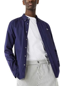 Camisa Lacoste Premium Azul Marino para Hombre