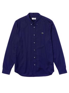 Camisa Lacoste Premium Azul Marino para Hombre