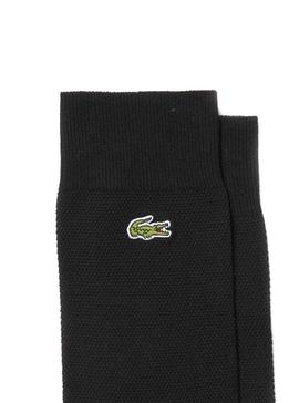 Calcetines Lacoste Liso Negro para Hombre