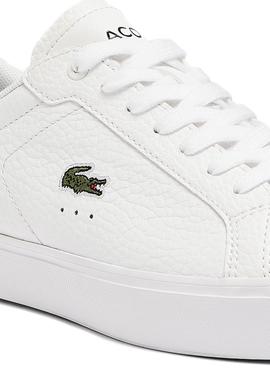 Zapatillas Lacoste Powercourt Blanco para Mujer