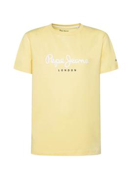 Camiseta Pepe Jeans Art Amarillo para Niño