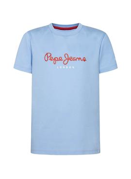 Camiseta Pepe Jeans Art Azul para Niño