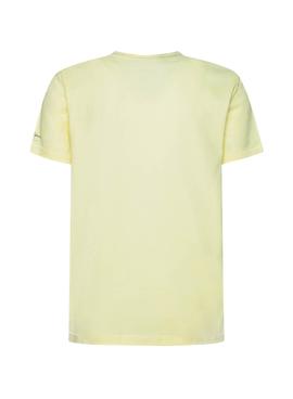 Camiseta Pepe Jeans Cayden Amarillo para Niño