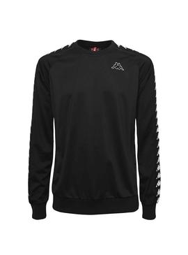 Sudadera Kappa Ghiamis Negro Hombre y Mujer