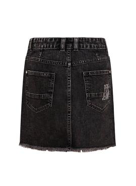Falda Vaquera Pepe Jeans Britney Negro para Niña