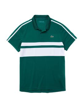 Polo Lacoste Sport Tennis Piqué Verde para Hombre
