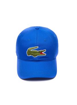 Gorra Lacoste Croco Oversize Azul para Hombre 