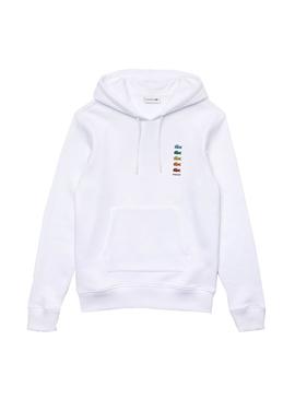 Sudadera Lacoste Polaroid Blanco para Hombre