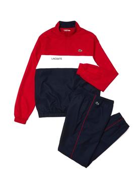 Chándal Lacoste Sport Plegable Rojo para Hombre