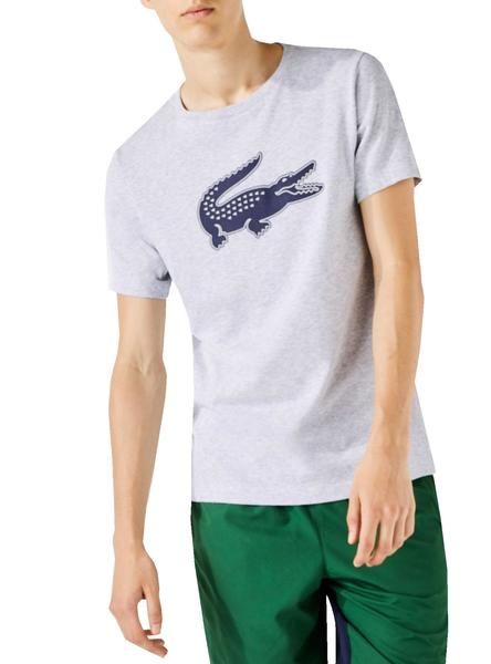 Camiseta lacoste on sale gris