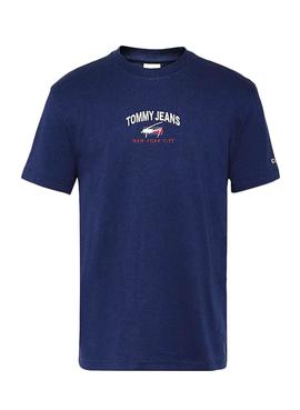 Camiseta Tommy Jeans Timeless Marino para Hombre