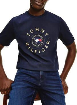 Camiseta Tommy Hilfiger Icon Coin Marino Hombre