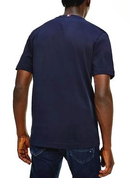 Camiseta Tommy Hilfiger Icon Coin Marino Hombre