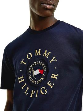 Camiseta Tommy Hilfiger Icon Coin Marino Hombre