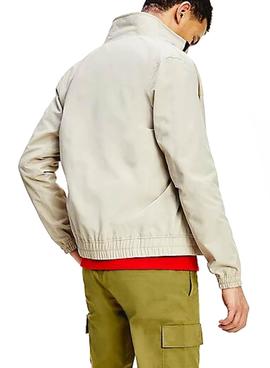 Chaqueta Tommy Jeans Casual Bomber Beige Hombre