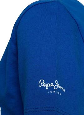 Camiseta Pepe Jeans Jack Azul para Niño