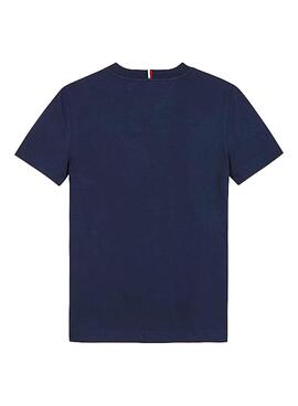 Camiseta Tommy Hilfiger Essential Marino Niño