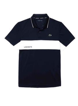 Polo Lacoste Sport Color Block Marino para Hombre