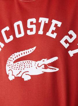 Camiseta Lacoste 27 Rojo para Hombre
