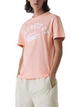 Camiseta Lacoste 27 Rosa para Hombre