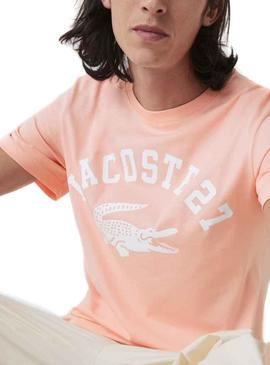 Camiseta Lacoste 27 Rosa para Hombre