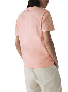 Camiseta Lacoste 27 Rosa para Hombre