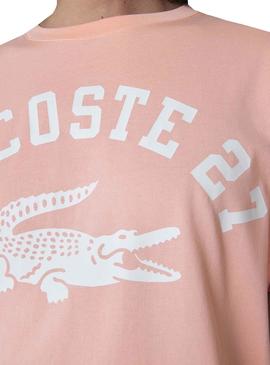 Camiseta Lacoste 27 Rosa para Hombre