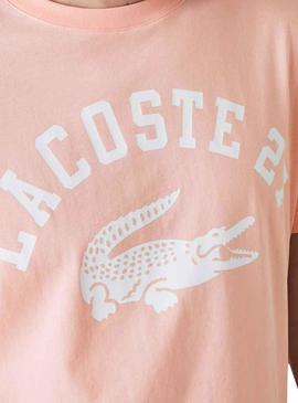 Camiseta Lacoste 27 Rosa para Hombre