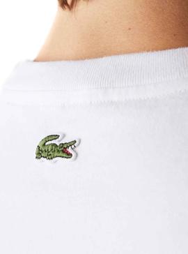 Camiseta Lacoste Logo Oversize Blanco para Hombre