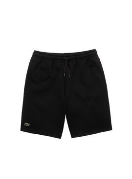 Bermuda Lacoste Sport Tennis Negro para Hombre