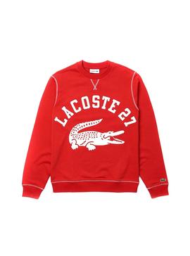 Sudadera Lacoste 27 Rojo para Hombre