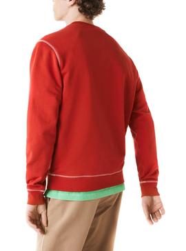 Sudadera Lacoste 27 Rojo para Hombre