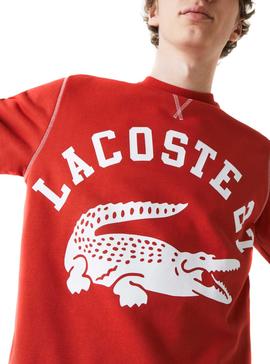 Sudadera Lacoste 27 Rojo para Hombre