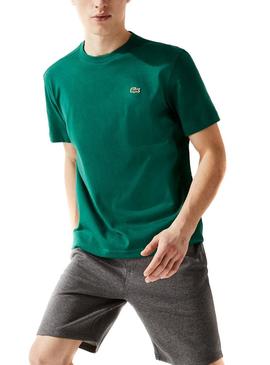 Camiseta Lacoste Sport Básica Verde para Hombre