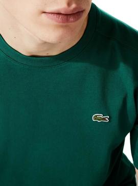 Camiseta Lacoste Sport Básica Verde para Hombre