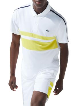 Polo Lacoste Sport Tennis Piqué Blanco para Hombre