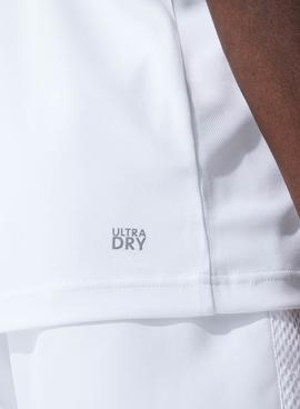 Polo Lacoste Sport Tennis Piqué Blanco para Hombre