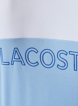 Polo Lacoste Sport Piqué Block Azul para Hombre