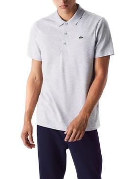 Polo Lacoste Sport Otoman Gris para Hombre